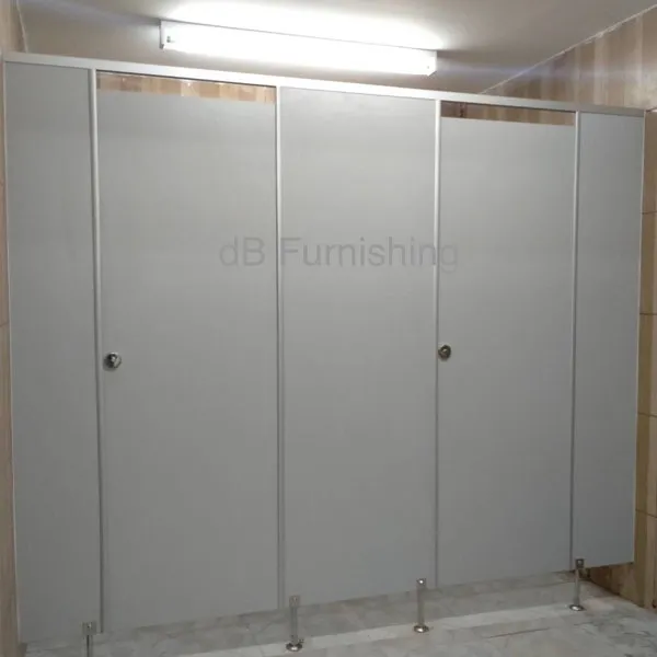 dB toilet partition grey color